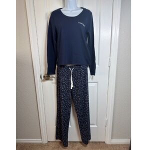 Calvin Klein Navy Blue Pajama Set